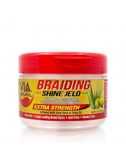 VIA Braiding Shine Extra Strength Jelo 8oz