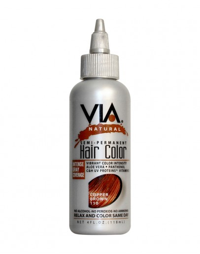 #110. Copper Brown 4 oz Semi-Permanent  Hair Color 